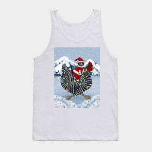 Santa Claws Chicken Ride Full Tank Top